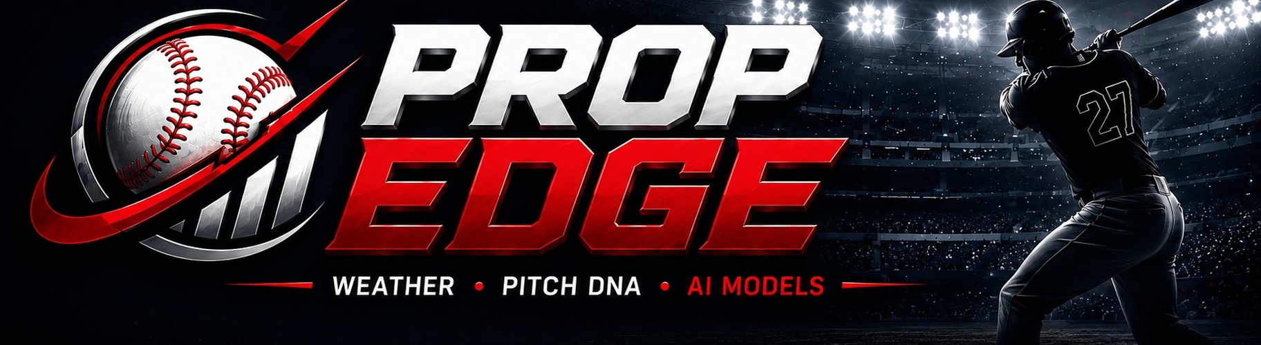 MLB Prop Edge — Data. Models. Edge.